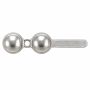 Cupă de nod cu tijă, argint 925, 4 mm