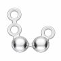 Cupă de nod cu ureche dublă argint 925, 3 mm