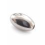 Mărgea olivă netedă argint 925, 5x8 mm, la bucată
