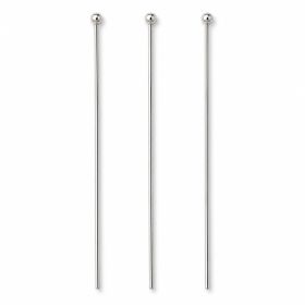Ac cu biluță argint 925, sârmă 0,6 mm, lungime 40 mm
