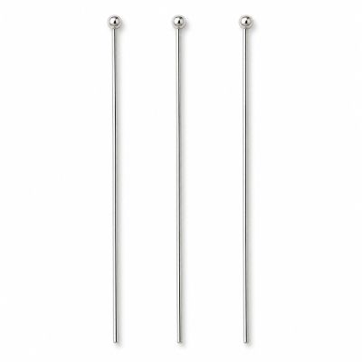 Ac cu biluță argint 925, sârmă 0,6 mm, lungime 40 mm