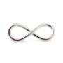 Conector infinit argint 925, 15,20 x 5,90 mm