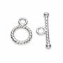 Închizătoare toggle argint 925, 22,20 mm la bucată