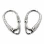Tortiță cercel leverback argint 925, 17,9 mm