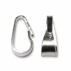 Agățătoare pandantiv tip clește argint 925, 8 mm