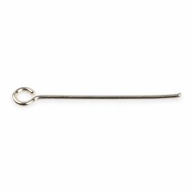 Ac cu buclă argint 925, 0,6 × 20 mm, la bucată