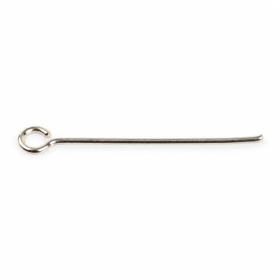 Ac cu buclă argint 925, 0,6 × 20 mm, la bucată