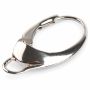 Tortiță cercel leverback ovală argint 925, 19,8 mm, 1 buc - G0926