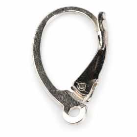 Tortiță cercel leverback argint 925, 17,6 mm