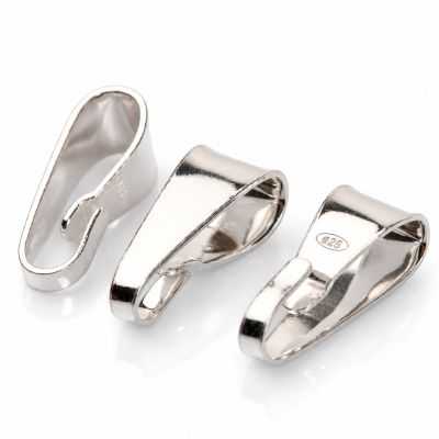 Agățătoare pandantiv argint 925 tip clește, 13 x 5,5 mm - G1357