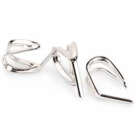 Agățătoare pandantiv tip clește argint 925, 9 mm