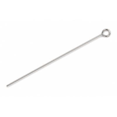 Ace cu buclă argint 925 pentru mărgele, sârmă 0,65 mm, lungime 40 mm - G0895