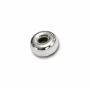 Mărgele rondele argint 925 pentru brățări, 4 mm, gaură 1,5 mm - G1215