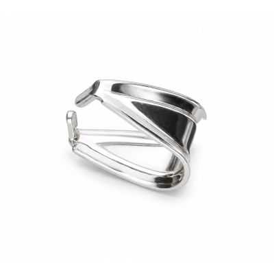 Agățătoare pandantiv argint 925 tip clește lată, 9 × 6 mm - G1371