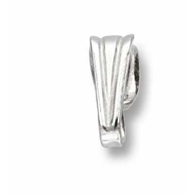 Agățătoare pandantiv argint 925 tip clește striată, 5,2 × 2 mm - G1383