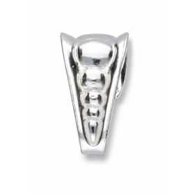 Agățătoare pandantiv argint 925 tip clește cu șirag de bile, 8,3 × 4,5 mm - G1399