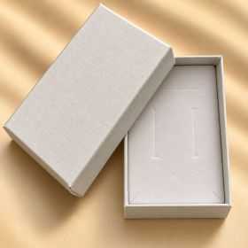 Cutie Cadou pentru Bijuterii 8x5x3 cm – Light Beige Elegant D177