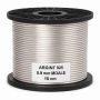 Sârmă de argint 925 foarte moale 0,9 mm pentru bijuterii - bucata de 10 cm