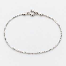 Brățară argint 925 lanț serpentină 1 mm, 19 cm, cu închizătoare, 1 buc G2080