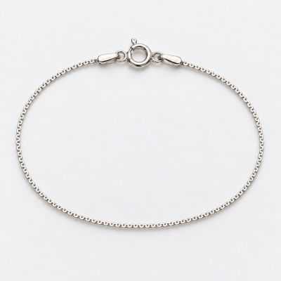Brățară argint 925 lanț serpentină 1 mm, 19 cm, cu închizătoare, 1 buc G2080