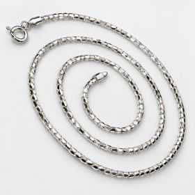 Lanț argint 925 rotund diamantat 1,2 mm, 45 cm, cu închizătoare, 1 buc G2085