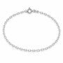 Brățară argint 925 zale ovale (ancoră) 0,9 mm, 20 cm, cu închizătoare, 1 buc G2090