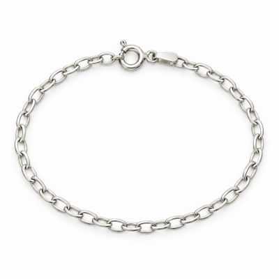 Brățară argint 925 zale ovale (ancoră) 1,6 mm, 18 cm, cu închizătoare, 1 buc G2093