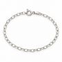 Brățară argint 925 zale ovale (ancoră) 1,6 mm, 18 cm, cu închizătoare, 1 buc G2093