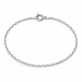 Brățară argint 925 zale ovale diamantate 0,95 mm, 20 cm, cu închizătoare, 1 buc G2102
