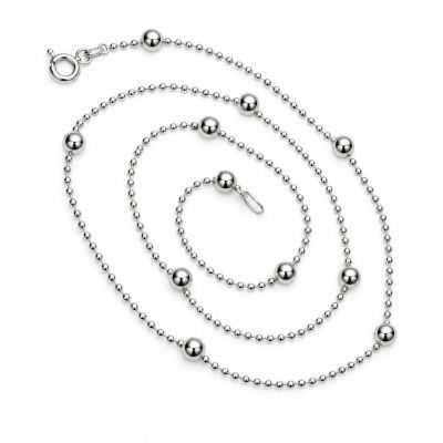 Lanț argint 925 cu biluțe 2,5 mm, 45 cm, cu închizătoare, 1 buc G2109