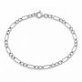 Brățară argint 925 figaro concav 1,4 mm, 18 cm, cu închizătoare, 1 buc G2112