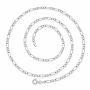 Lanț argint 925 figaro concav 1,4 mm, 45 cm, cu închizătoare, 1 buc G2113