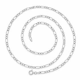 Lanț argint 925 figaro concav 1,4 mm, 45 cm, cu închizătoare, 1 buc G2113