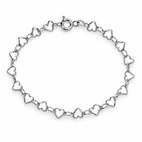 Brățară argint 925 cu inimioare 4,1 mm, 18 cm, cu închizătoare, 1 buc G2123