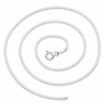 Lanț argint 925 plat serpentină 1,2 mm, 45 cm, cu închizătoare, 1 buc G2134