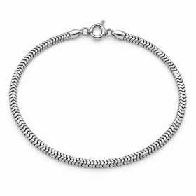 Brățară argint 925 model șarpe (snake) 1 mm, 18 cm, cu închizătoare, 1 buc G2135