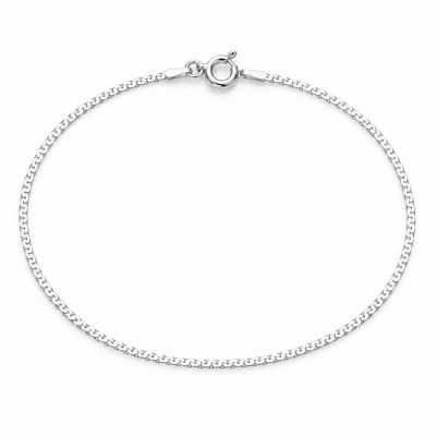 Brățară argint 925 plată serpentină 0,95 mm, 19 cm, cu închizătoare, 1 buc G1121