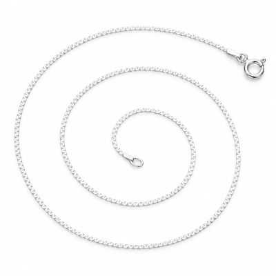 Lanț argint 925 plat serpentină 0,95 mm, 50 cm, cu închizătoare, 1 buc G1123