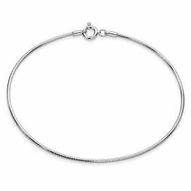Brățară argint 925 model șarpe (snake) diamantat 0,7 mm, 19 cm, cu închizătoare, 1 buc G1124