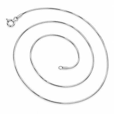 Lanț argint 925 model șarpe (snake) diamantat 0,7 mm, 45 cm, cu închizătoare, 1 buc G1125