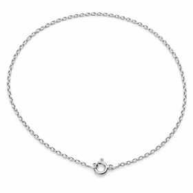 Lanț argint 925 zale ovale diamantate 0,95 mm, 45 cm, cu închizătoare, 1 buc G1166