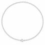 Lanț argint 925 zale ovale (ancoră) 0,9 mm, 50 cm, cu închizătoare, 1 buc G1155