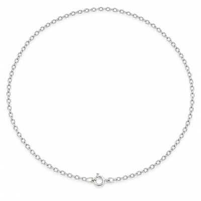 Lanț argint 925 zale ovale (ancoră) 0,9 mm, 50 cm, cu închizătoare, 1 buc G1155
