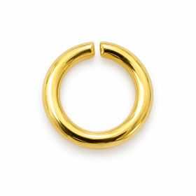 Zale deschise argint 925 placate cu aur, Ø 4,4 mm, sârmă 0,9 mm - G1496