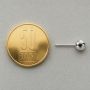 Tije cercei argint 925 cu biluță 6 mm, accesorii bijuterii - G1503