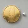 Biluțe argint 925 pentru brățări, model Moon, 4 mm - G0640