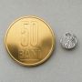 Biluță filigran cu decupaje argint 925, 8 mm, 1 buc - G1430