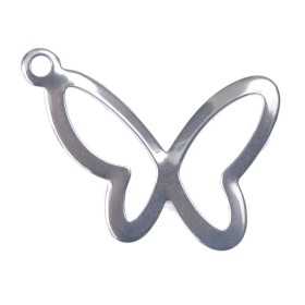 INOX031-Link fluturas cu o singura gaura din inox 18x10mm
