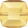 P3012-Swarovski Elements 5601 Cube Bead Crystal Metallic Sunshine B 8mm