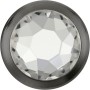 0755-Swarovski Elements 2078/H Crystal Foiled Hotfix SS34 7mm GM-Gun Metal Ring